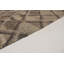Tapis gris en laine fait à la main de conception unique 5 pi 3 po x 7 pi 11 po Kilim