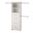 Akaylia 65.7'' - 95.7'' Walk-In Tower