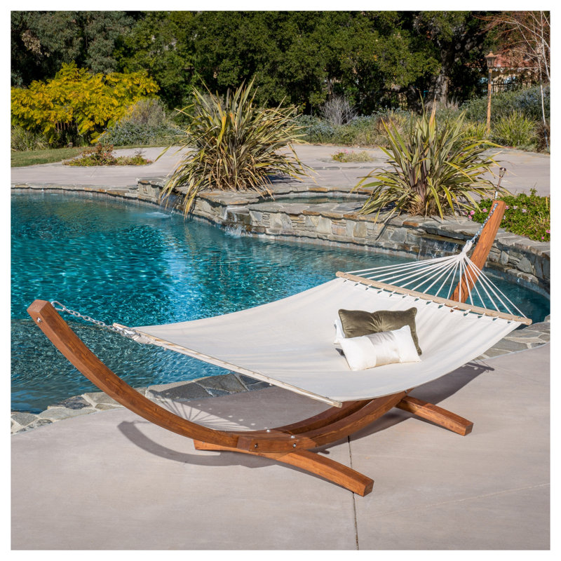 Combinaison de support pour hamac avec tissu imperméable crème Richardson