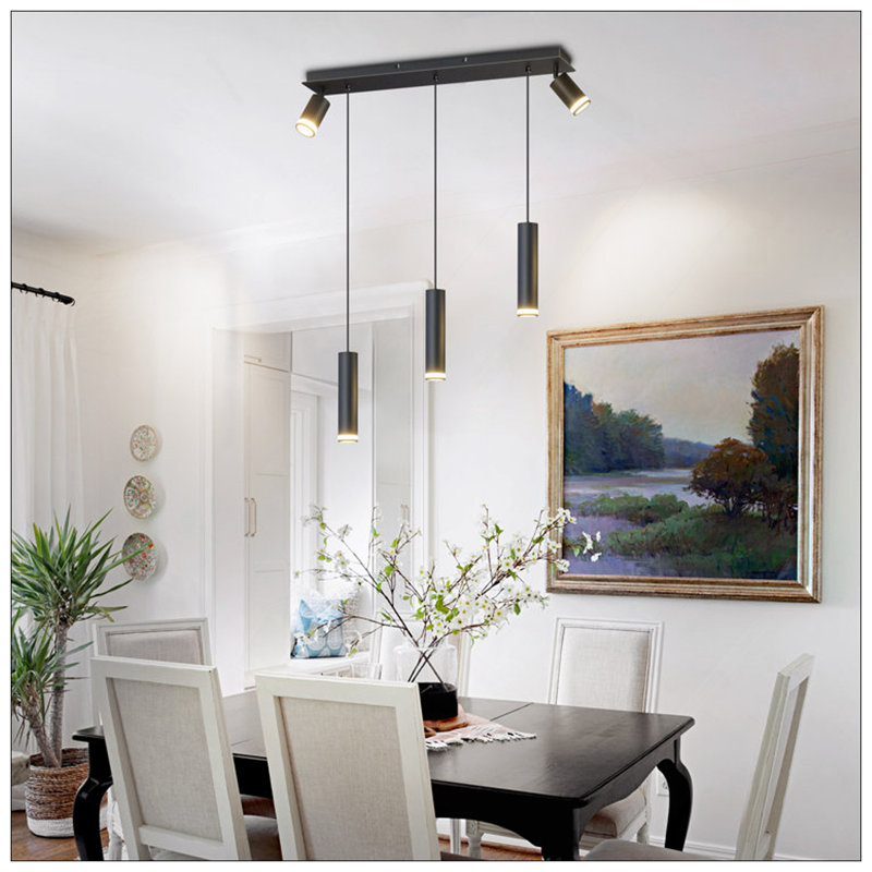 - Luminaire suspendu pour îlot de cuisine cylindrique [sans ampoule]