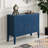 Adjustable Shelf Storage Sideboard with 3 Retro Metal Handles and 4 Pinewood Legs-1701784559