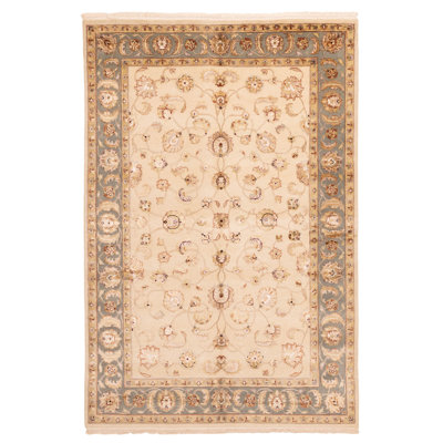 Mirzapur Ivory Rug 6'0" x 8'9"