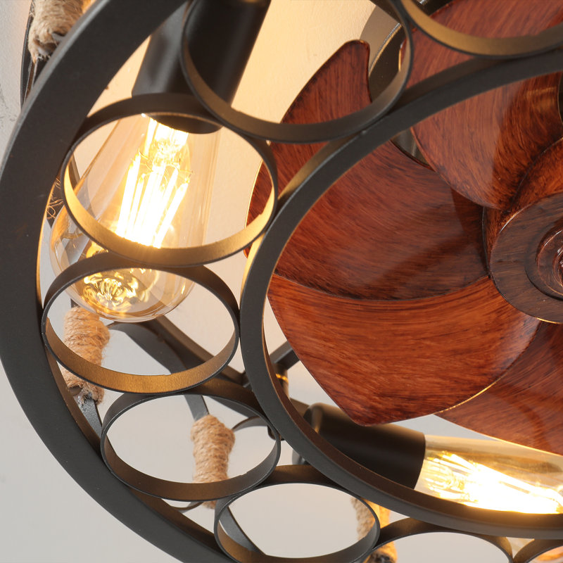 Ventilateur de plafond 23 po avec 4 lumières DEL