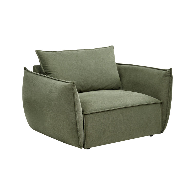 KUNES Upholstered Armchair, Green