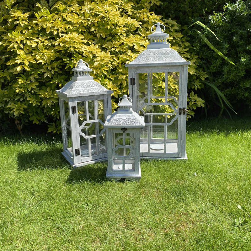 3 Piece Floor Lantern Set