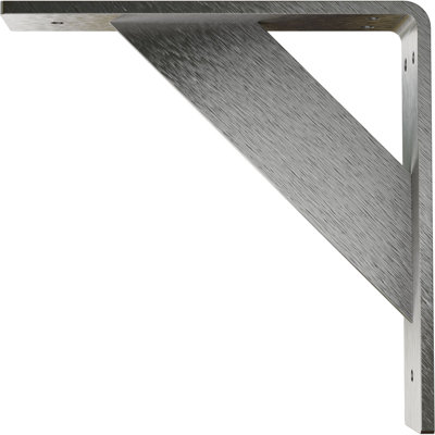 2"W x 8"D x 8"H Traditional Steel Bracket, Stainless Steel