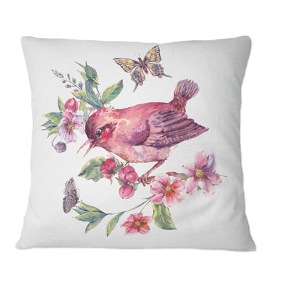 Floral Throw Pillow