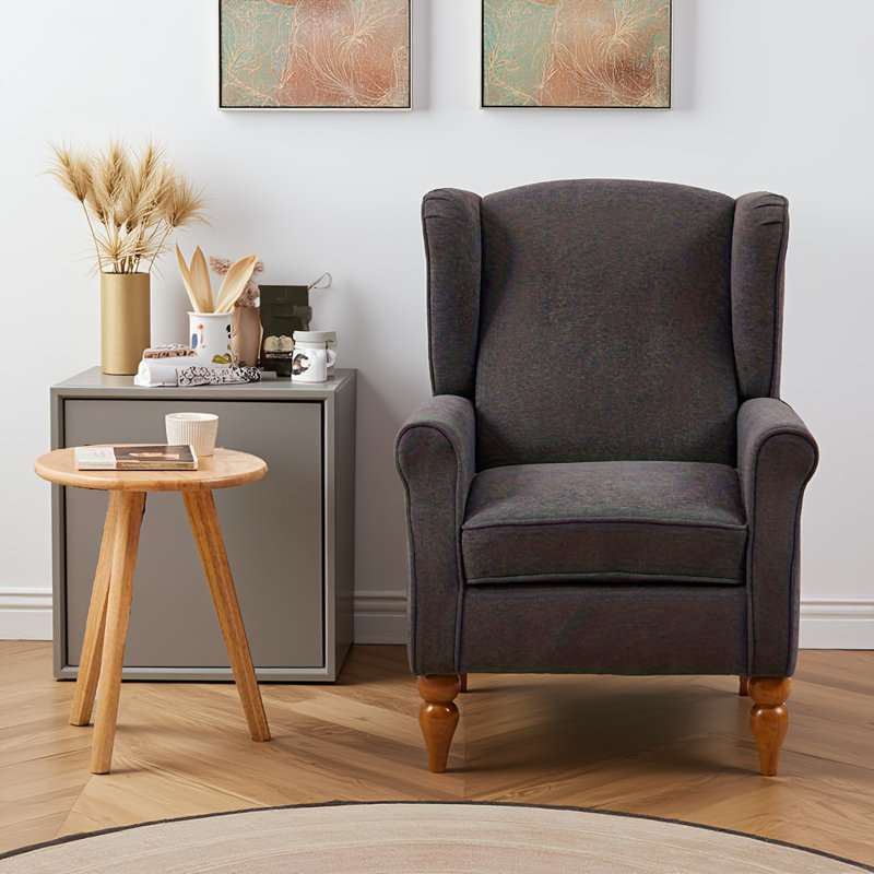 Ensemble de table basse et de fauteuils Vintage Luxury, Brun