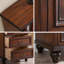 Armoire d'appoint polyvalente de style rustique américain-107823692
