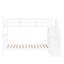 Lit superposé Twintwin avec tiroirs de rangement pratiques et garde-corps, escalier blanc