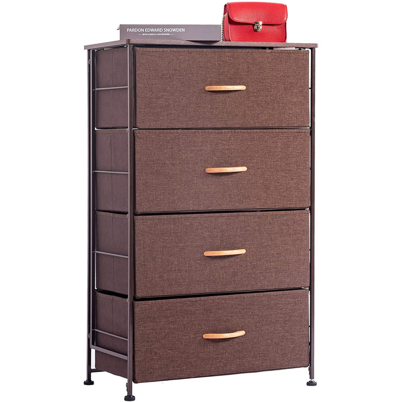 Commode 4 tiroirs l 22,83 po Ranney, Brun