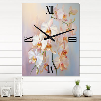 Jeiren - Horloge murale florale