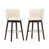  Ivory Seat/ Dark Brown Base