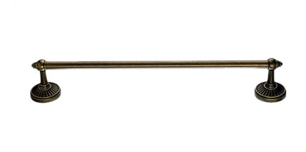 Tuscany Bath Single 26 1/2" Wall Mounted  Towel Bar, German Bronze