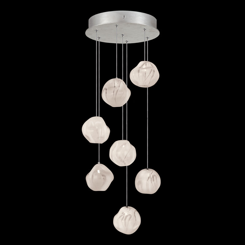 Vesta 7 - Light LED Pendant, Silver