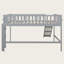 Lit mezzanine simple simple avec glissière et échelle, lit mezzanine pour enfants en bois massif avec glissade amusante, conception peu encombrante pour les petites chambres-1188475855