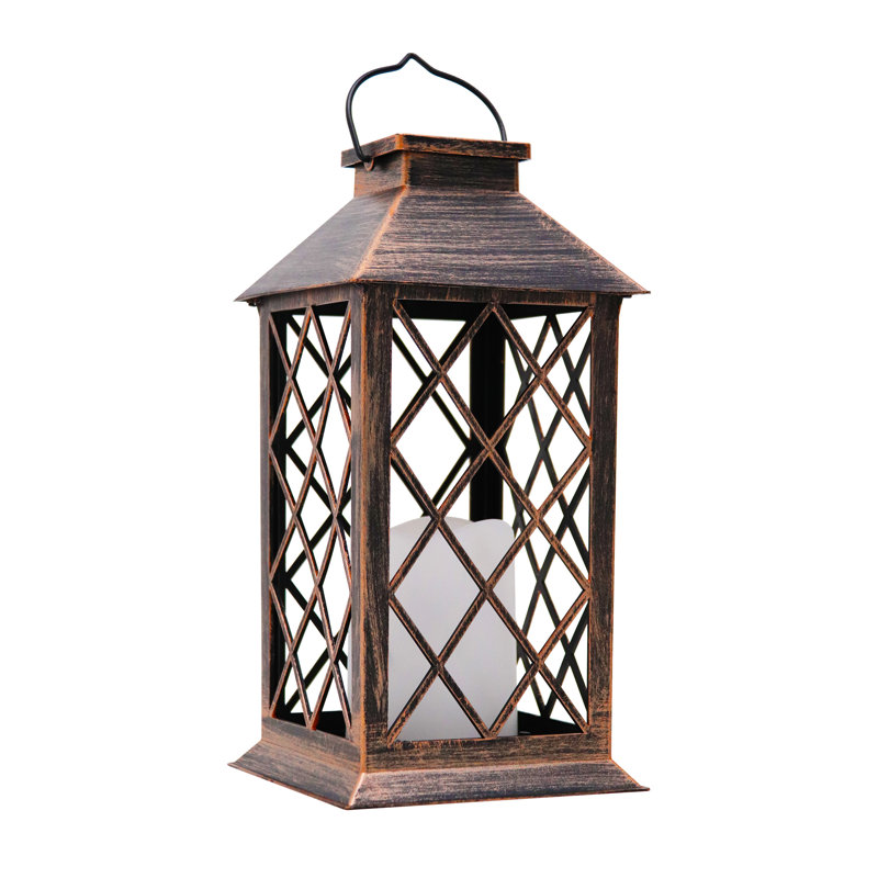 13'' Solar Powered Square / Rectangular Lantern