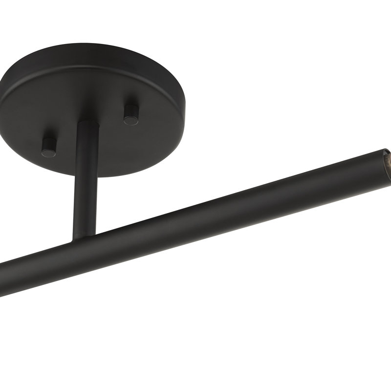 Bearcreek Semi Flush Mount, Black