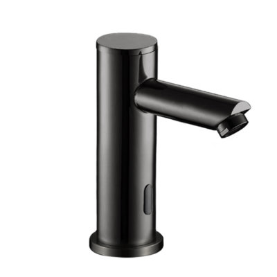 BathSelect Solo Commercial Automatic Touchless Sensor Faucet with Soap Dispenser in Matte Black