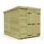 Total Sheds 6ft x 7ft Pent Garden Shed - Double Door - No Windows - Pressure Treated Timber - UK Manufactured