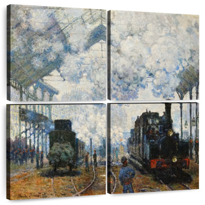 Mehar, arrivée du train de Normandie en 1875