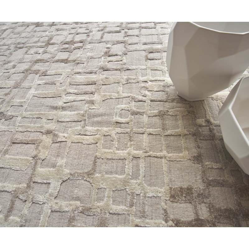 Vista Area Rug in Beige, Rectangle 10' x 14'