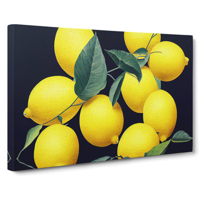 Selection Of Lemon Fruit Vol.4 - Wrapped Canvas