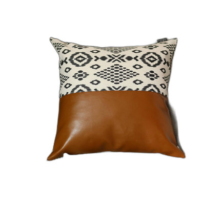 Feodosie Ikat Reversible Throw Pillow