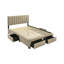 Lit avec rangement tapissier Leonard-675237043