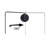Keashawn Aluminum Plug-in Armed Sconce