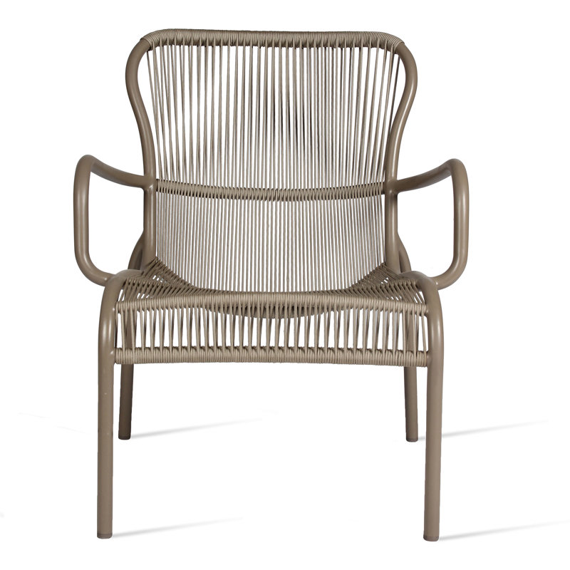 Loop Outdoor Lounge Chair, Taupe
