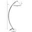 Lampe sur pied de style scandinave, gris clair, hauteur réglable 67,0 pouces | Corps en métal durable avec peinture électrostatique séchée au four | Douille E27 (40 W maximum) | Design moderne pour le salon, la chambre à coucher et le bureau-1311151307-1311151316