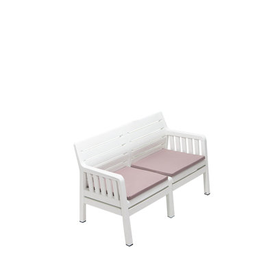 Cardamom 126cm Wide Outdoor Loveseat with Cushions