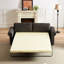 Lit gigogne convertible de 83,8 po, 21 pour appartements. Canapé gris avec matelas pliable, fabrication stable, canapé Tx T Comfort Comforting, modèle. Revêtement, structure, rembourrage en mousse confortable, rapide-528669581