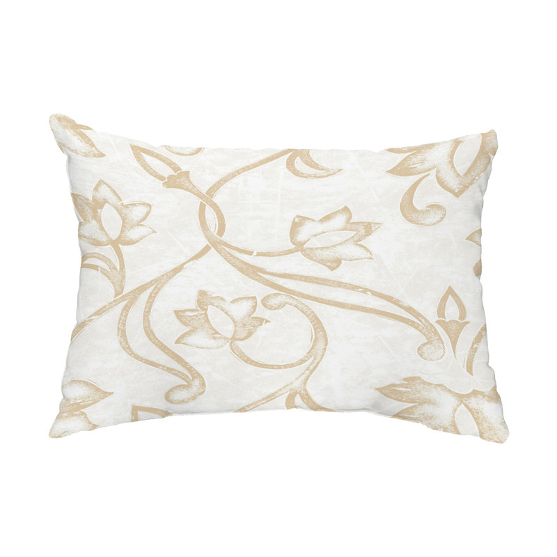 Housse et insert de coussin rectangulaire d'extérieur Eleanor, Brun