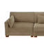 Maelina 3 - Piece Upholstered Corduroy Modular Sectional Sofa with Pillow Back and Solid Wood Legs-1950566305