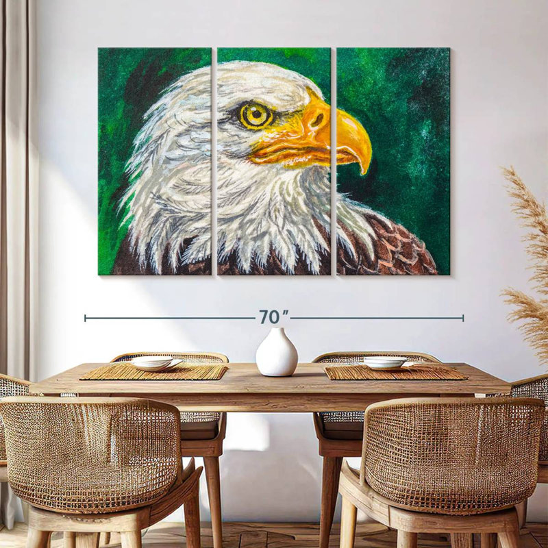 Bald Eagle, 42" H x 65" W