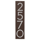 Floating Modern 3" Number Vertical Address Plaque (4 Digits)