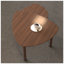 Table basse rotative moderne à 360 degrés avec pieds en bois massif, facile à assembler, parfaite pour le salon et les petits espaces-725214903