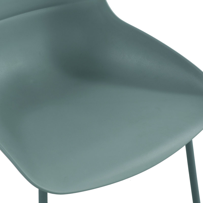 Chaise de salle à manger Corfu pour une utilisation intérieure / extérieure, Vert