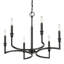 Lustre classique / traditionnel à 6 lumières de style bougie Patrick