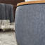 Repose-pieds rond avec rangement, 2 en 1, fonctionne comme table de bout et repose-pieds
