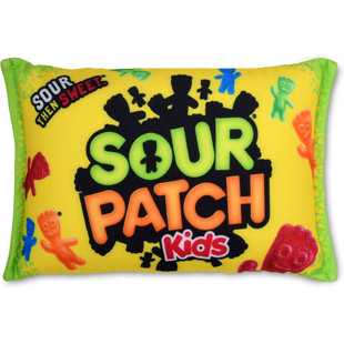 Mini coussin décoratif en microfibre 12 "x 7" iscream Sour Patch Kids
