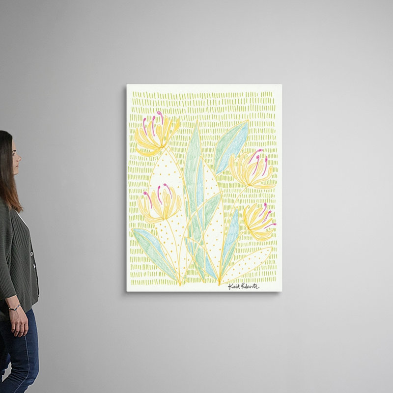 « Honey bunches » par Kait Roberts-impression sur toile, Toile tendue, H 48 po x l 36 po x P 1,25 po