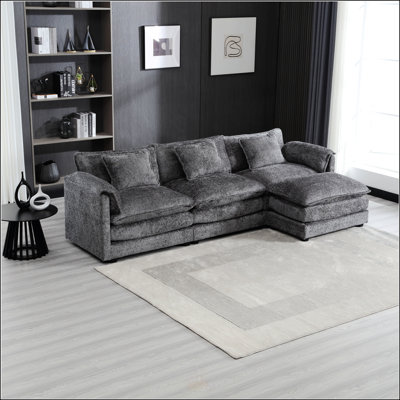 Canapé modulaire surdimensionné de 112 po