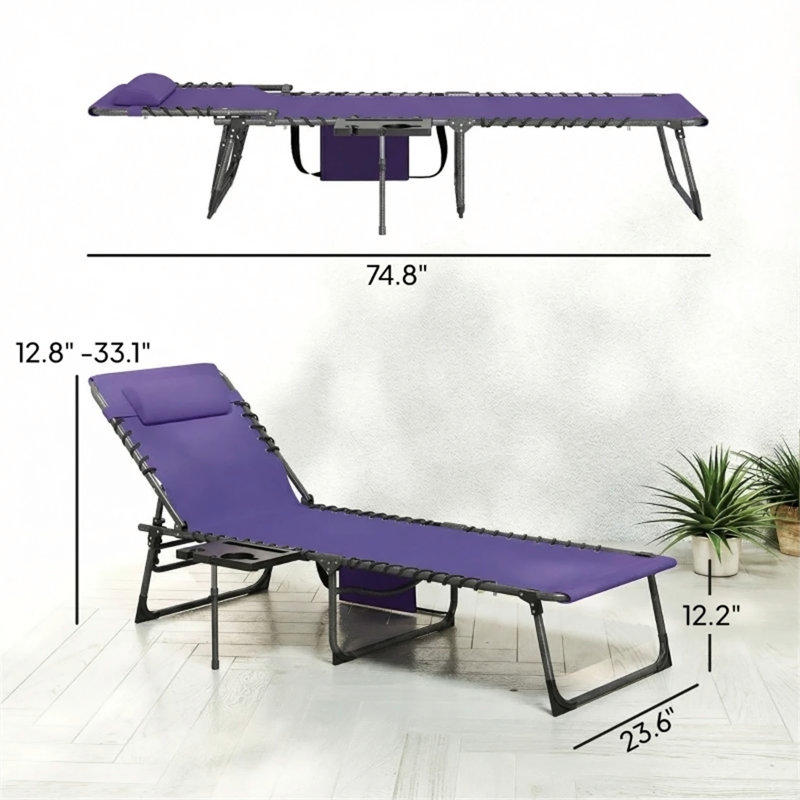 Fauteuil de bronzage portatif, Purple