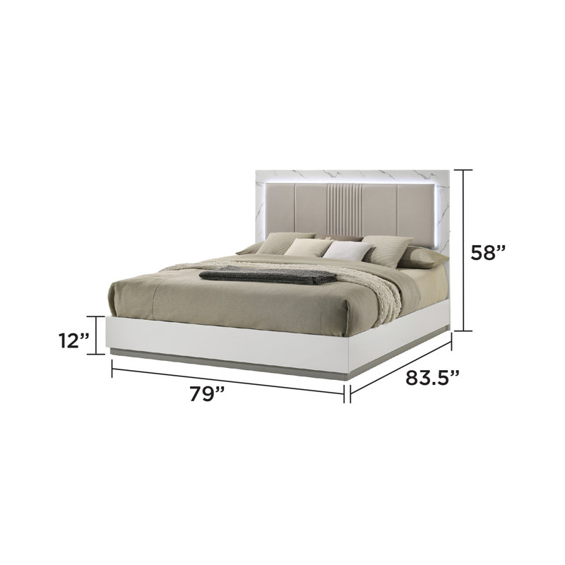 Woodbridge Bed White, King