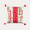 Cabana Square Cotton Pillow Cover and Insert
