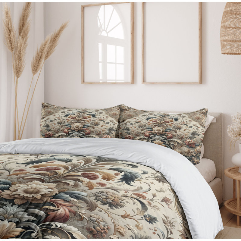 Rococo Duvet Cover, Queen Duvet Cover + 2 Standard Shams