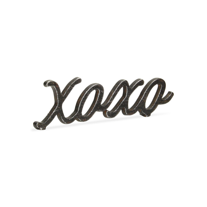 Moneta Text & Numbers Letter Block, Black